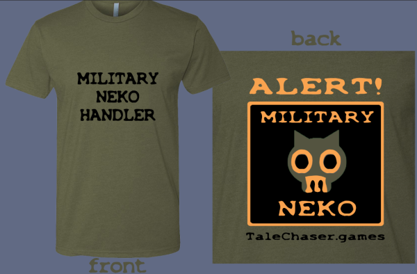 Military Neko on OD Green